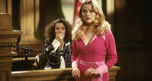 Reese Witherspoon in the courtroom