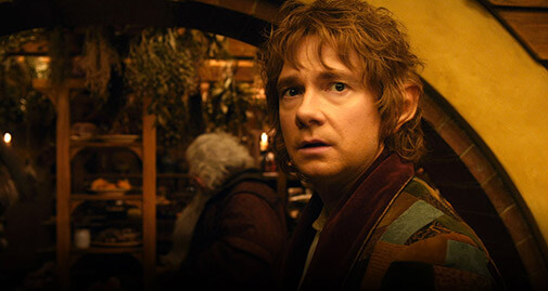 Bilbo looking concerned