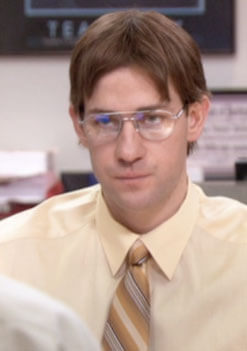 Jim dressed as Dwight