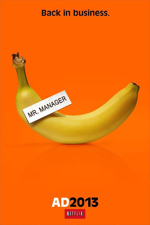 banana with the nametag Mr. Manager