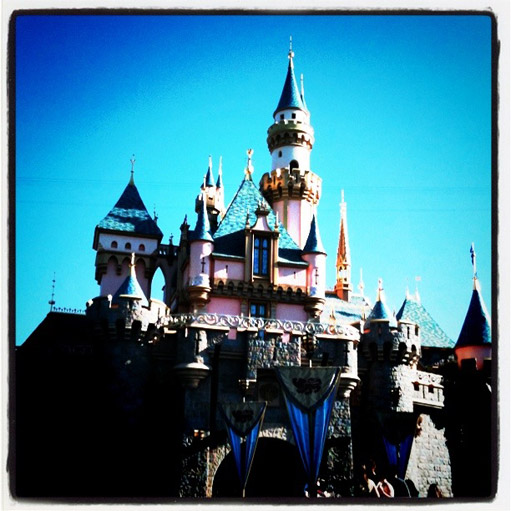 Sleeping Beauty’s castle at Disneyland