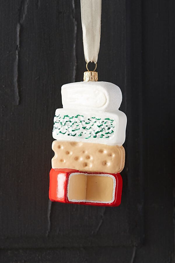 assorted cheeses ornament