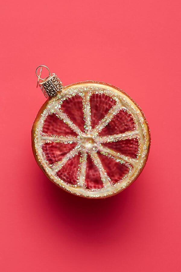 grapefruit ornament