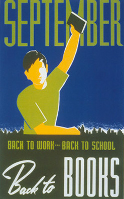 September: back to work, back to school, back to books