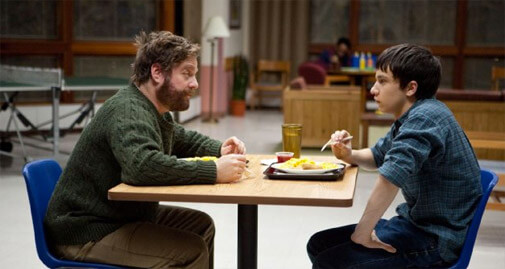 Zach Galifianakis and Keir Gilchrist