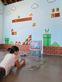 Super Mario Bros. wall decals