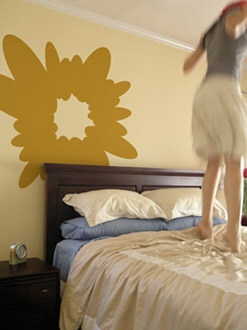 flower wall decal