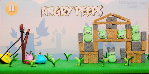 peeps in Angry Birds