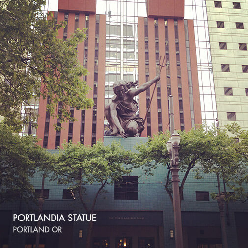 Portlandia statue