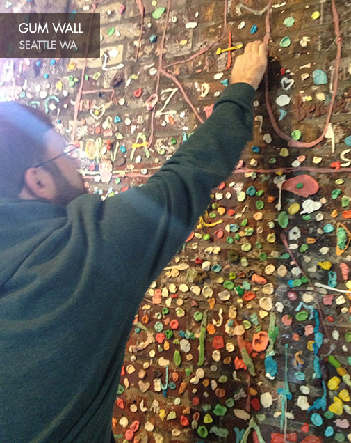 gum wall in Seattle