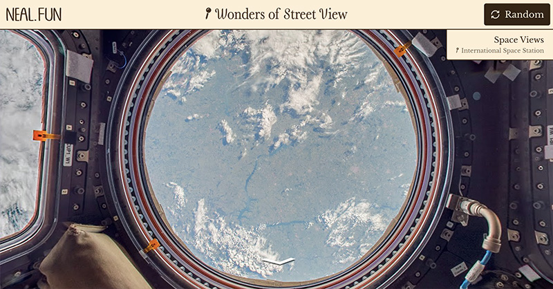 Space Views from the International Space Station: a view of Earth from the space station window